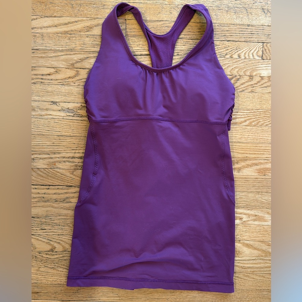 Purple Athletic Tank Top